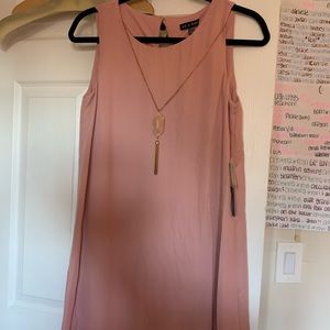 pink loose dress